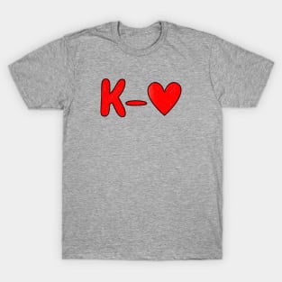 K Heart, K Love Korean Love T-Shirt